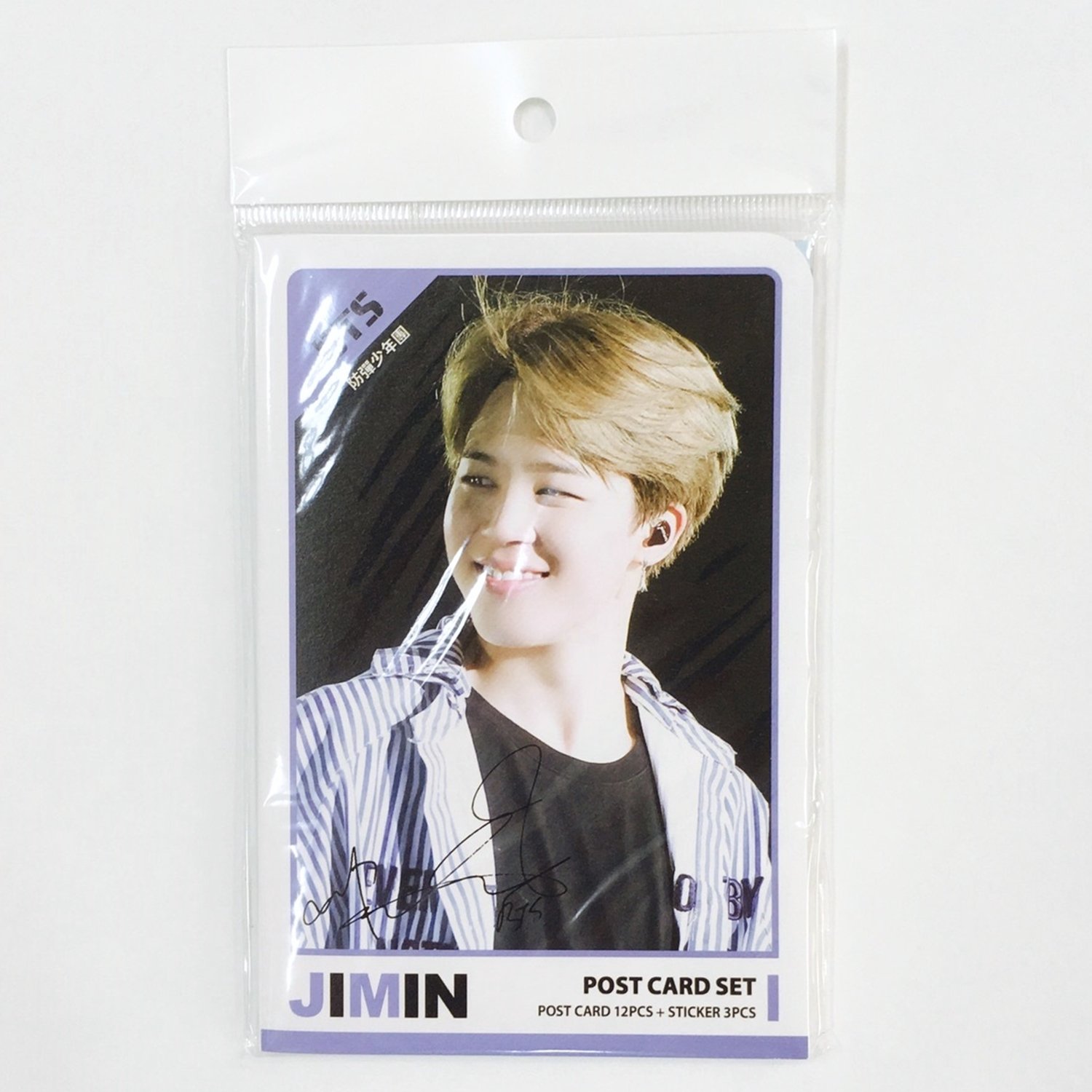BTS JIMIN Solo New Version Photo Post Card + Sticker Set 15pcs 4